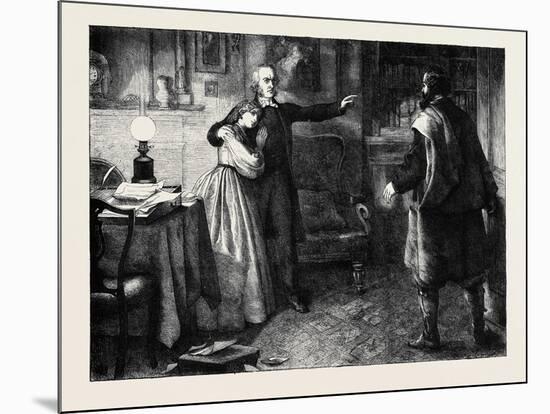 The Curate of Glevering: the Denunciation of Charles Trevor-John Dawson Watson-Mounted Giclee Print