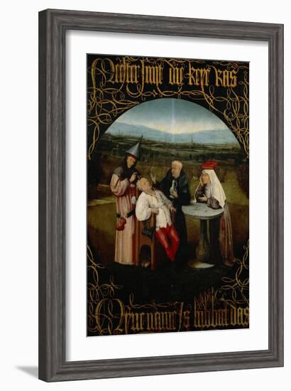 The Cure for Folly-Hieronymus Bosch-Framed Giclee Print