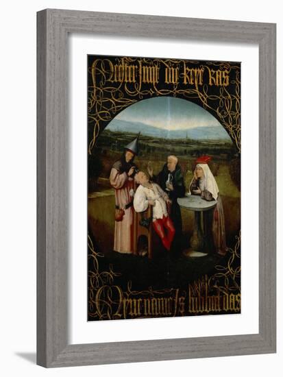 The Cure for Folly-Hieronymus Bosch-Framed Giclee Print