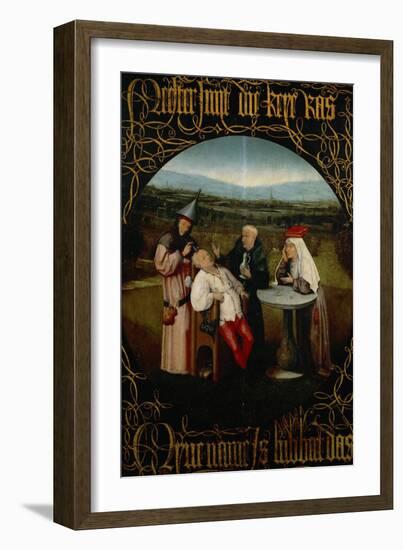 The Cure for Folly-Hieronymus Bosch-Framed Giclee Print