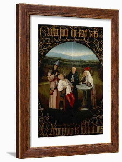 The Cure for Folly-Hieronymus Bosch-Framed Giclee Print