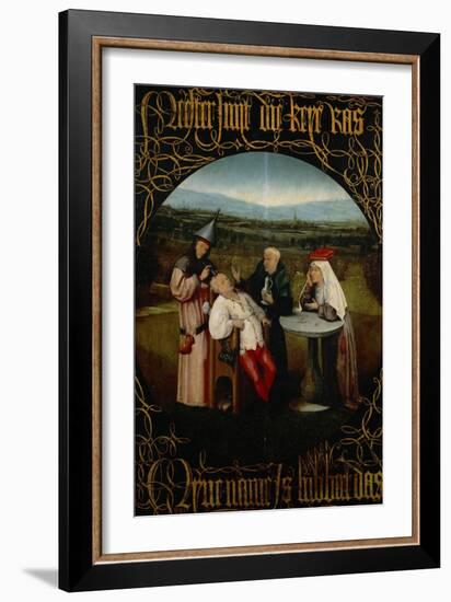 The Cure for Folly-Hieronymus Bosch-Framed Giclee Print