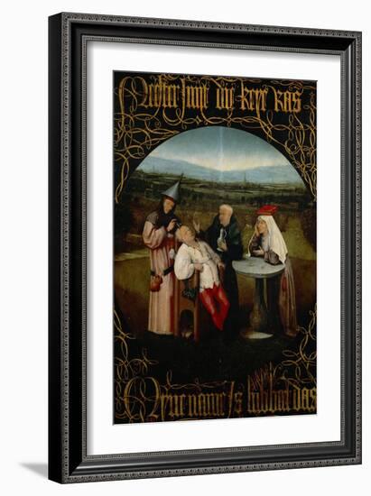 The Cure for Folly-Hieronymus Bosch-Framed Giclee Print