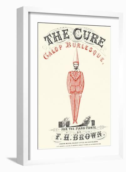 The Cure - Gallop Burlesque-null-Framed Art Print