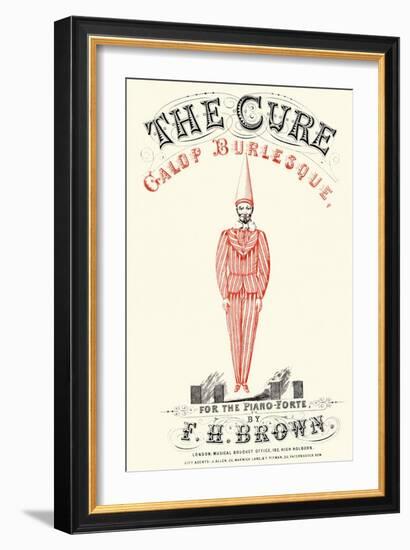 The Cure - Gallop Burlesque-null-Framed Art Print