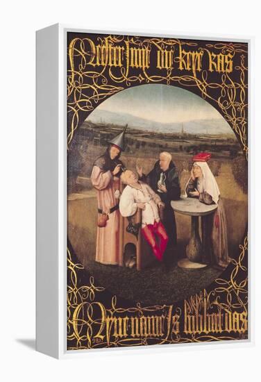 The Cure of Folly-Hieronymus Bosch-Framed Premier Image Canvas