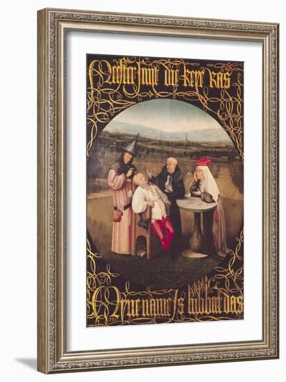 The Cure of Folly-Hieronymus Bosch-Framed Giclee Print