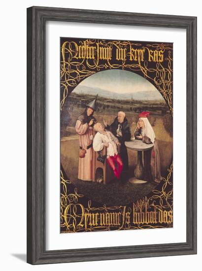 The Cure of Folly-Hieronymus Bosch-Framed Giclee Print