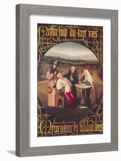 The Cure of Folly-Hieronymus Bosch-Framed Giclee Print