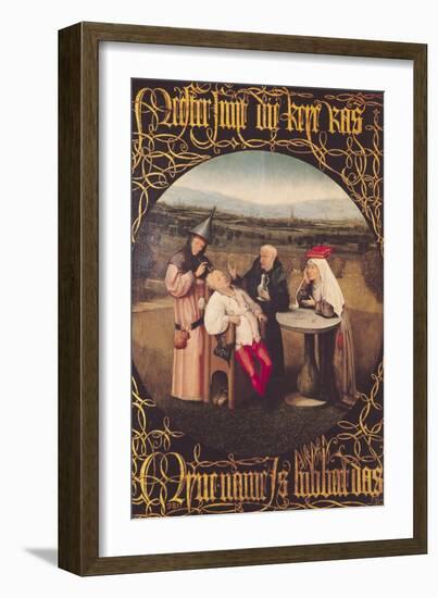 The Cure of Folly-Hieronymus Bosch-Framed Giclee Print