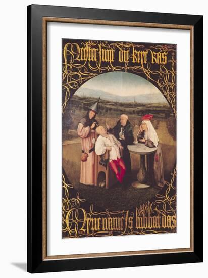 The Cure of Folly-Hieronymus Bosch-Framed Giclee Print