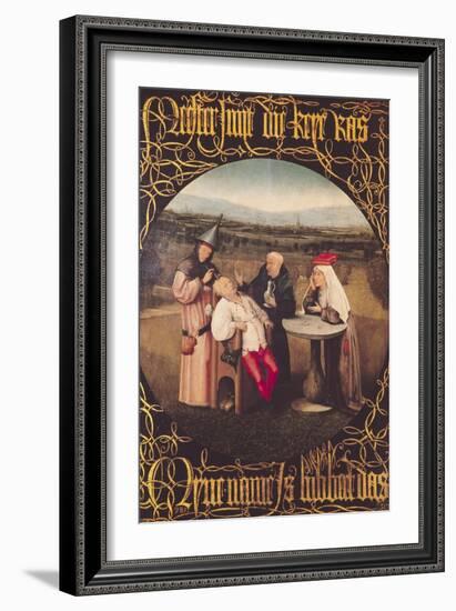 The Cure of Folly-Hieronymus Bosch-Framed Giclee Print