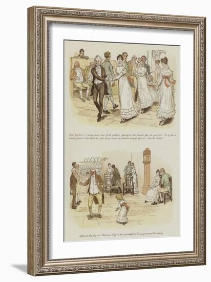 The Curmudgeons' Christmas-Randolph Caldecott-Framed Giclee Print