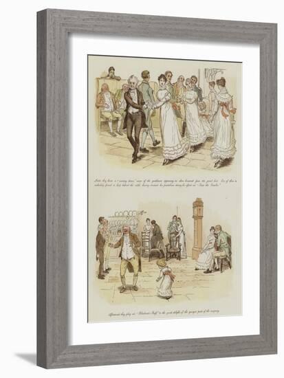 The Curmudgeons' Christmas-Randolph Caldecott-Framed Giclee Print