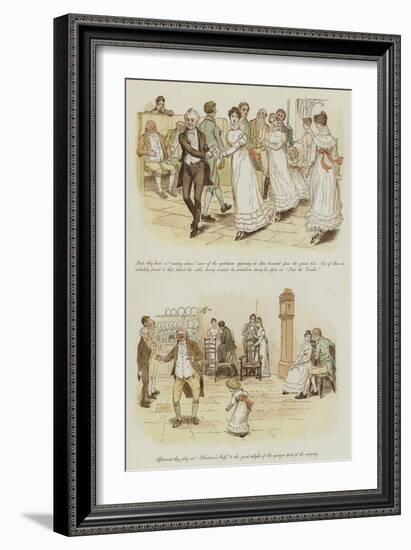 The Curmudgeons' Christmas-Randolph Caldecott-Framed Giclee Print