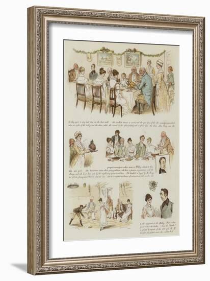 The Curmudgeons' Christmas-Randolph Caldecott-Framed Giclee Print