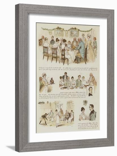 The Curmudgeons' Christmas-Randolph Caldecott-Framed Giclee Print