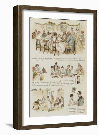 The Curmudgeons' Christmas-Randolph Caldecott-Framed Giclee Print