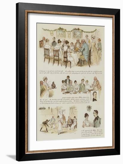 The Curmudgeons' Christmas-Randolph Caldecott-Framed Giclee Print