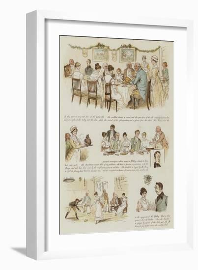 The Curmudgeons' Christmas-Randolph Caldecott-Framed Giclee Print