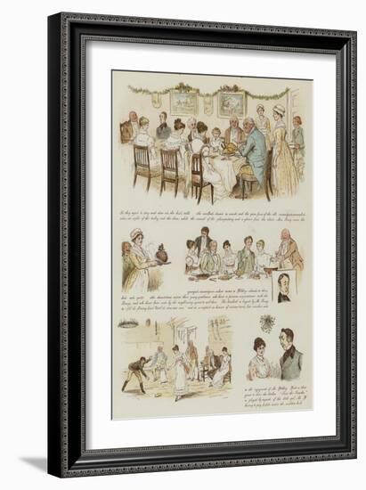 The Curmudgeons' Christmas-Randolph Caldecott-Framed Giclee Print