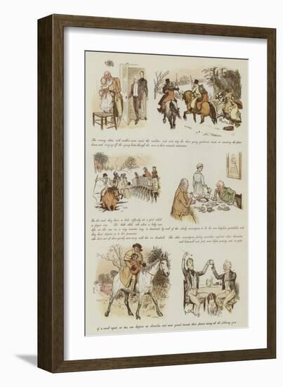 The Curmudgeons' Christmas-Randolph Caldecott-Framed Giclee Print