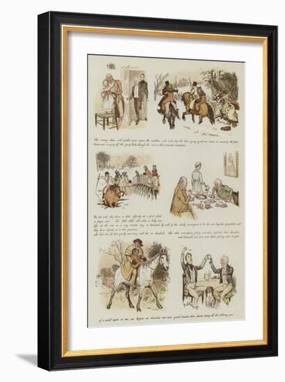 The Curmudgeons' Christmas-Randolph Caldecott-Framed Giclee Print