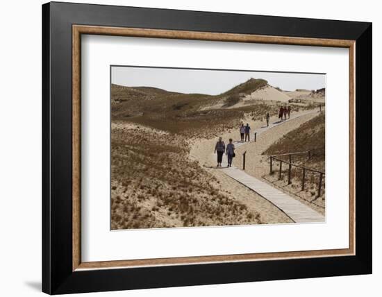 The Curonian Spit Dunes in Klaipeda, Lithuania-Dennis Brack-Framed Photographic Print