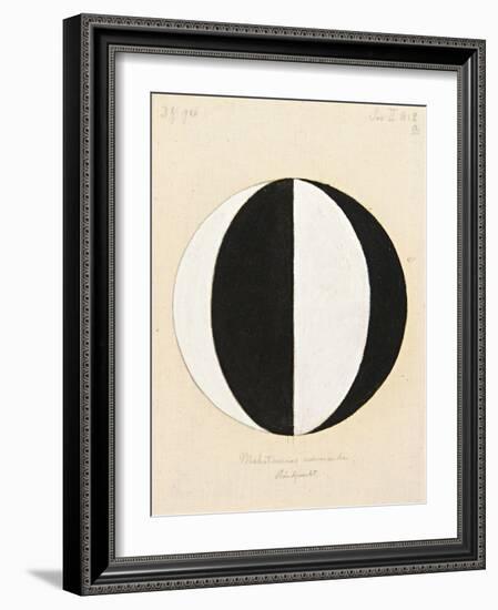 The Current Standpoint of the Mahatmas, 1920 (Oil on Canvas)-Hilma af Klint-Framed Giclee Print