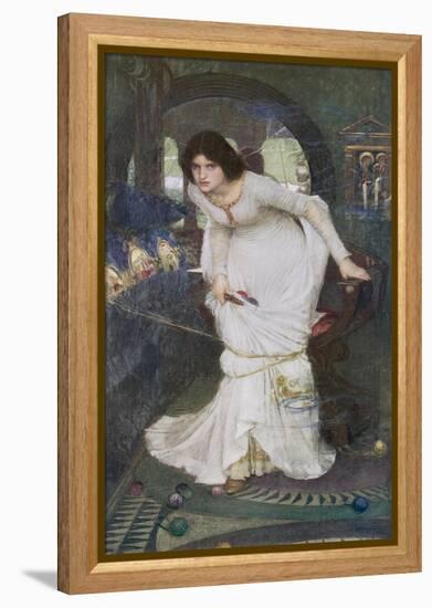 "The Curse is Come Upon Me" Cried the Lady of Shalott-John William Waterhouse-Framed Premier Image Canvas