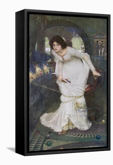 "The Curse is Come Upon Me" Cried the Lady of Shalott-John William Waterhouse-Framed Premier Image Canvas
