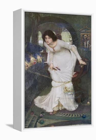 "The Curse is Come Upon Me" Cried the Lady of Shalott-John William Waterhouse-Framed Premier Image Canvas