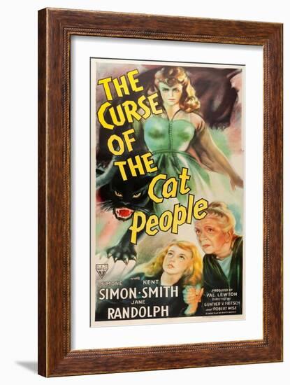 The Curse of the Cat People, Simone Simon, Ann Carter, Julia Dean, 1944-null-Framed Art Print