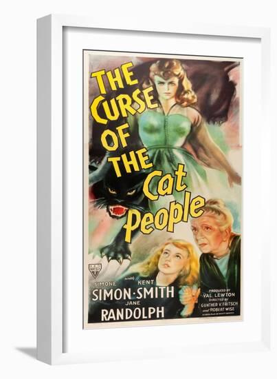 The Curse of the Cat People, Simone Simon, Ann Carter, Julia Dean, 1944-null-Framed Art Print