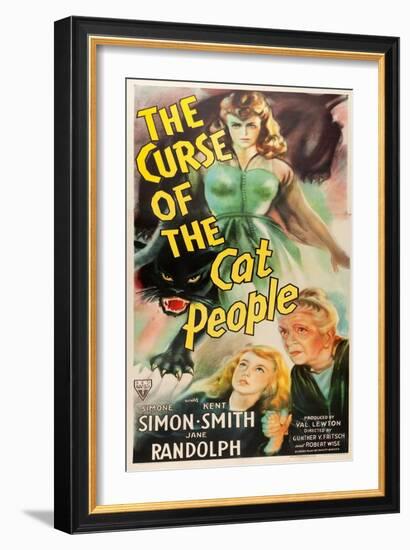 The Curse of the Cat People, Simone Simon, Ann Carter, Julia Dean, 1944-null-Framed Art Print