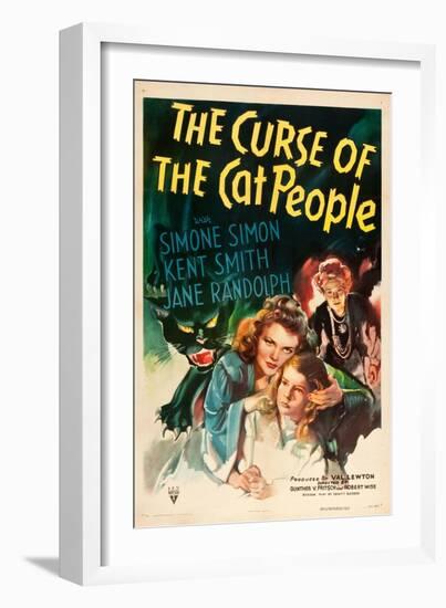 The Curse of the Cat People, Simone Simon, Ann Carter, Julia Dean, 1944-null-Framed Art Print