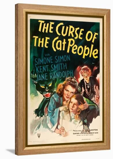 The Curse of the Cat People, Simone Simon, Ann Carter, Julia Dean, 1944-null-Framed Stretched Canvas