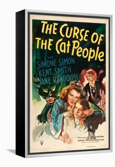 The Curse of the Cat People, Simone Simon, Ann Carter, Julia Dean, 1944-null-Framed Stretched Canvas