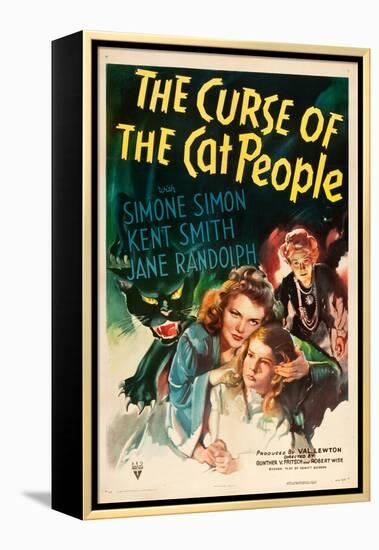 The Curse of the Cat People, Simone Simon, Ann Carter, Julia Dean, 1944-null-Framed Stretched Canvas