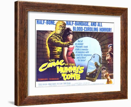 The Curse of the Mummy's Tomb, 1964-null-Framed Art Print