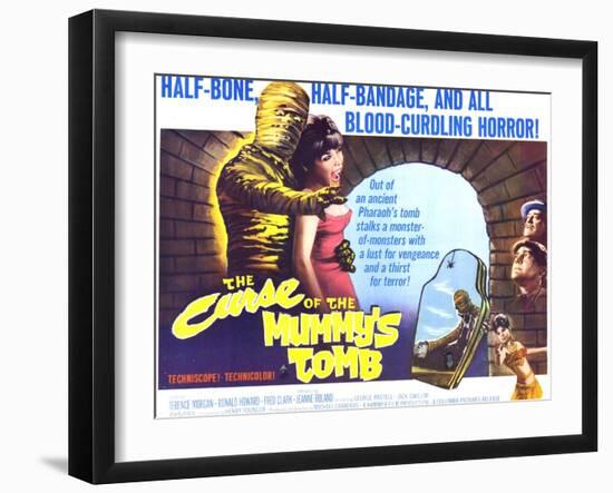 The Curse of the Mummy's Tomb, 1964-null-Framed Art Print