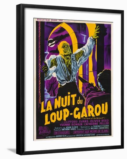 The Curse of the Werewolf (aka La Nuit Du Loup-Garou)-null-Framed Art Print