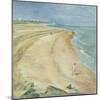 The Curving Beach, Southwold, 1997-Timothy Easton-Mounted Giclee Print