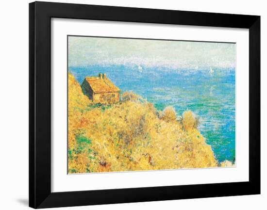 The Custom Officer's House at Varengeville-Claude Monet-Framed Art Print