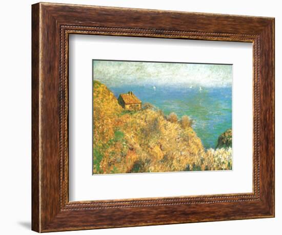 The Custom Officer's House at Varengeville-Claude Monet-Framed Art Print