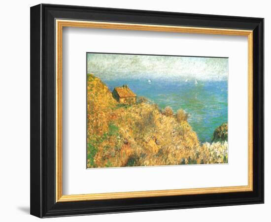 The Custom Officer's House at Varengeville-Claude Monet-Framed Art Print