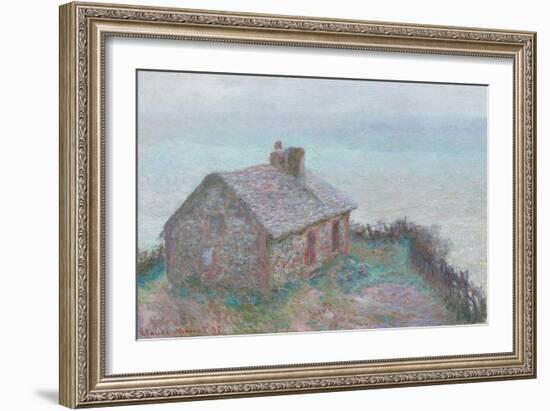 The Customs House at Varengeville, 1897-Claude Monet-Framed Giclee Print