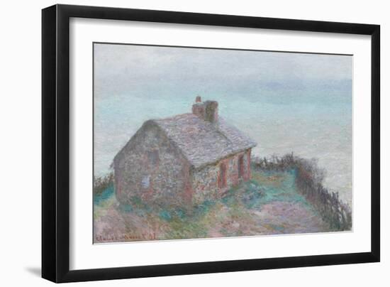 The Customs House at Varengeville, 1897-Claude Monet-Framed Giclee Print