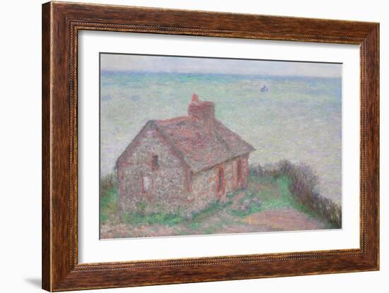 The Customs House, Pink Effect, 1897-Claude Monet-Framed Giclee Print