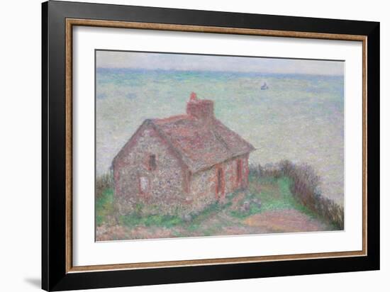 The Customs House, Pink Effect, 1897-Claude Monet-Framed Giclee Print